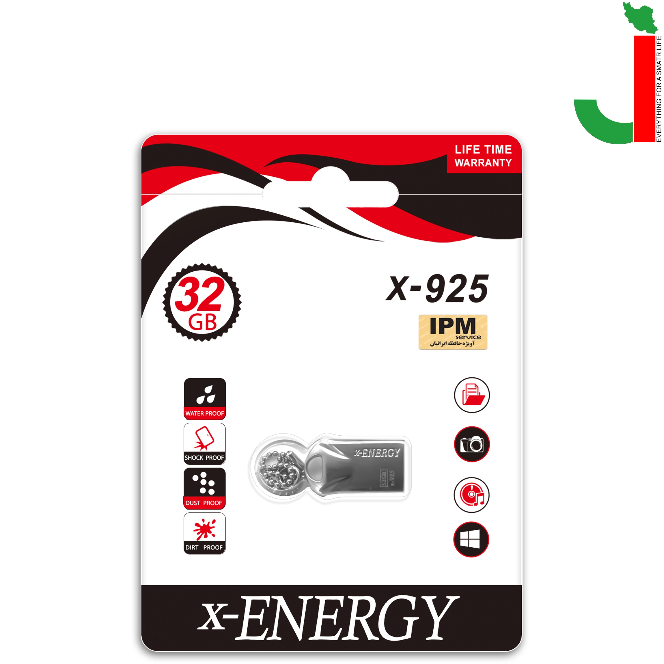 x-energy 925 32 pack \; فلش مموری ایکس انرژی مدل X925 ظرفیت 32 گیگابایت USB 2.0