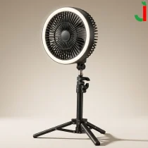 CRBE Y228 Tripod Camping Outdoor Fan Light