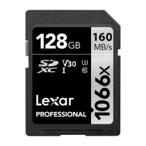 LEXAR PROFESSIONAL 1066x SDXC U3 4K 128GB
