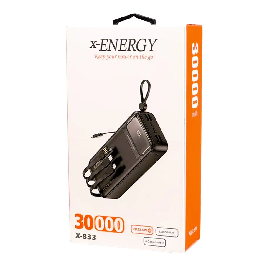 pack پاوربانک ایکس انرژی مدل X833 ظرفیت 30000 میلی آمپر - 2